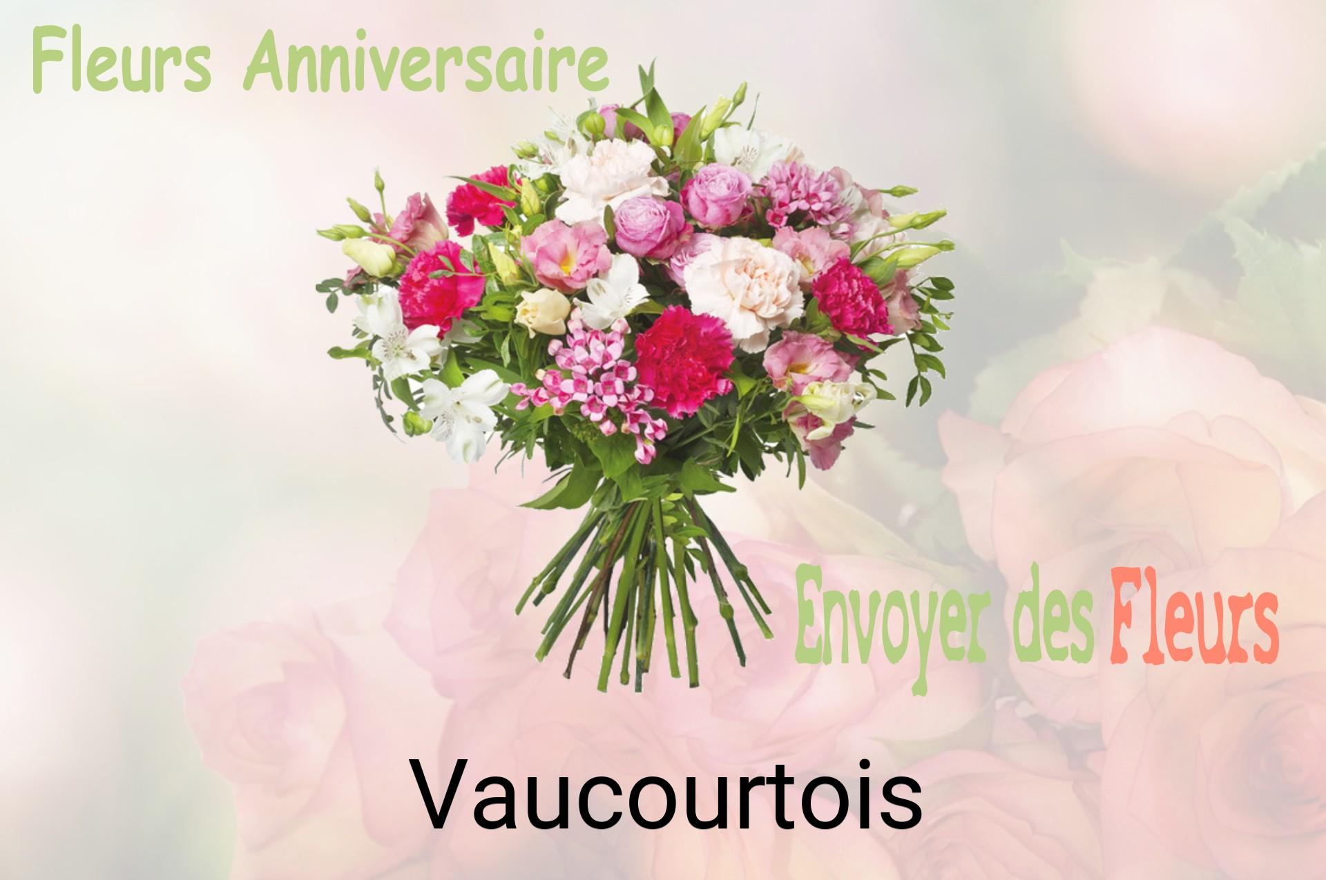 Bouquet de fleurs d’anniversaire livré à Vaucourtois